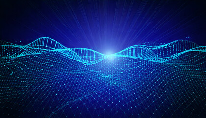 Technology Network Background