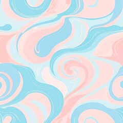 Wall Mural - pastel swirls: a dreamy abstract background