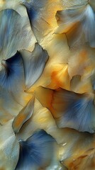 Poster - Beautiful arrangement of delicate petals with warm and cool colors