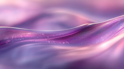 Poster - A smooth flowing iridescent purple and pink abstract background
