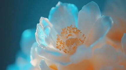 Poster - A close up image of a delicate and beautiful flower