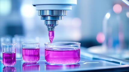 Poster - Laboratory automation performing scientific experimentation with liquid samples