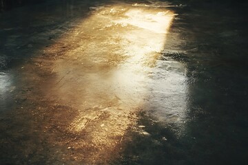 Aufkleber - Sunlit concrete floor texture.