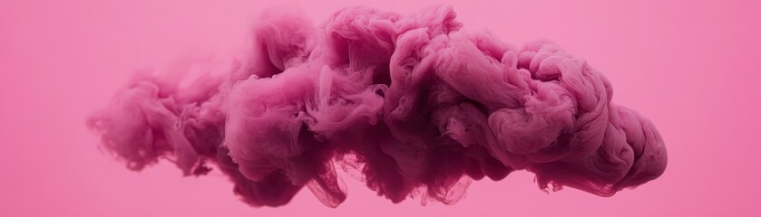 Poster - Abstract swirling pink substance spreading against a smooth background