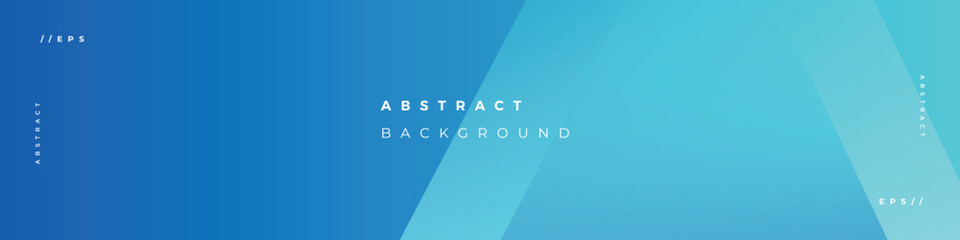 Wall Mural - Blue banner abtract background linkedin social media vector design
