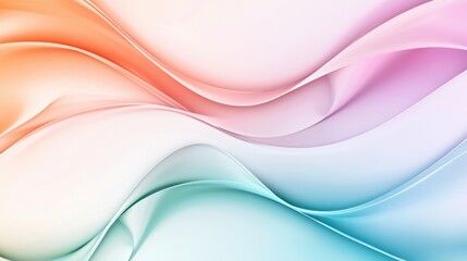 Poster - Elegant Tropical Gradient Background with Smooth Curves and Sleek Designs for Creative Projects