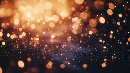 Poster - Abstract image of shimmering lights and bokeh effects are beautiful
