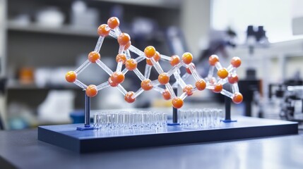 Poster - exploring advanced dna molecule model laboratory gigapixel visualization scientific environment deta
