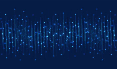 Fototapete - Technology background. Big data visualization. Tech abstract data lines with dots. Circuit board. Motherboard