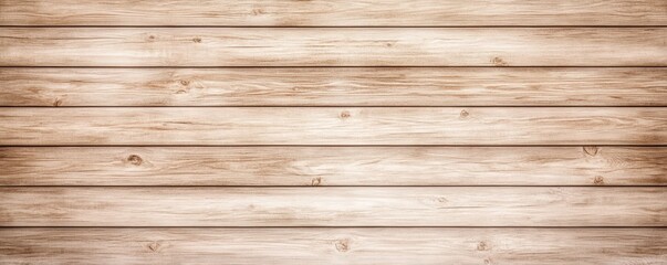 Poster - A seamless wooden texture featuring light-colored planks with visible grain and knots, perfect for backgrounds or design elements.