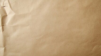 Poster - A textured, crumpled brown paper surface, showcasing subtle imperfections and a warm, neutral color, ideal for artistic or design backgrounds.