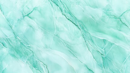 Poster - A smooth, textured surface in shades of mint green, featuring fine lines and subtle variations that create an organic, marble-like appearance.