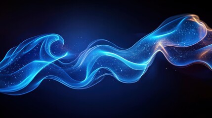 Wall Mural - Abstract dynamic flow of light