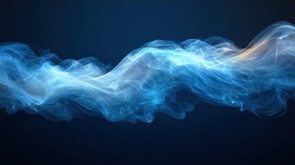 Wall Mural - Abstract ethereal wave of light