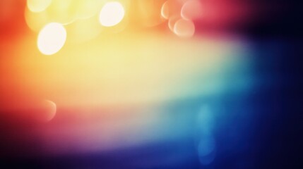 Poster - A vibrant, abstract image featuring blended colors and soft light bokeh, creating a visually striking and dreamy atmosphere.