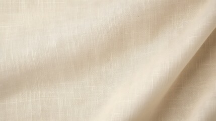 Poster - A close-up of a textured, beige fabric showcasing a subtle woven pattern, ideal for design and textile discussions.