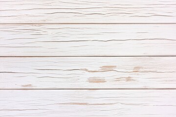 Poster - A close-up view of weathered, white wooden boards with visible grain and texture, showcasing rustic charm and natural beauty.