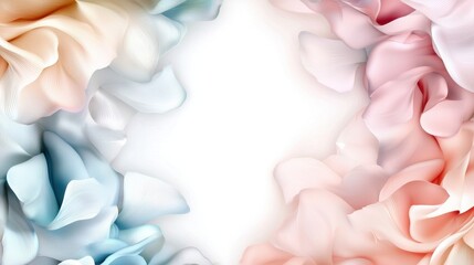 Poster - Soft Gradient Borders with Delicate Colors for Elegant Wedding Invitations and Designs