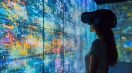 Poster - Transforming business practices digital realm visual content online environment engaging perspective gigapixel technology