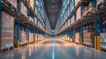 Poster - optimizing warehouse logistics for temperature-controlled goods modern facility informative guide in