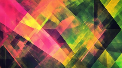 Poster - Creating stunning abstract geometric artwork digital studio graphic design virtual space close-up gigapixel technology