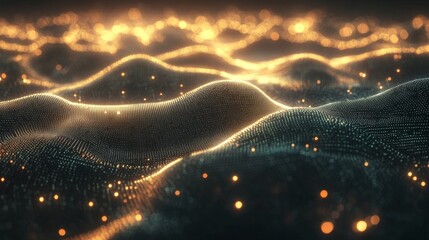 Poster - Exploring abstract neural networks digital realm art installation virtual gallery frontal perspective gigapixel connectivity