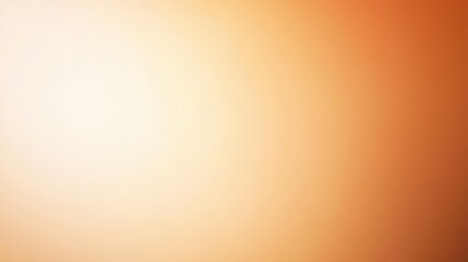 Poster - A soft gradient of warm orange tones with a bright light, creating a soothing and tranquil atmosphere.