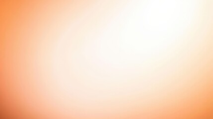 Poster - A soft, warm gradient of orange and white light creates a serene, calming atmosphere, perfect for backgrounds or artistic projects.