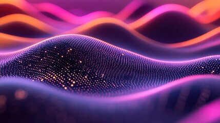 Poster - D AI neural network visualization processing IT big data.