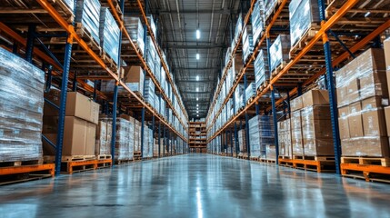 Poster - Optimizing warehouse operations management industrial facility digital solutions real-time environment advanced inventory gigapixel