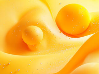 Fototapete - Yellow abstract background, creative background, graphic element. Minimalist and modern yellow abstract background. Modern orange and yellow abstract futuristic technology background