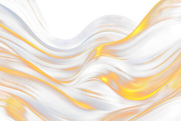 Poster - Abstract wavy gold and black texture.