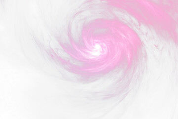 Poster - Pink and purple swirling nebula.