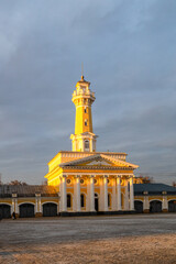 Wall Mural - fire watchtower on Susaninskaya Square in Kostroma