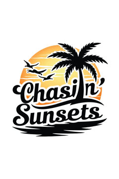 Typography Summer lover t-shirt design vector.