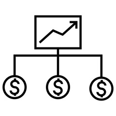 Poster - investement planning vector icon