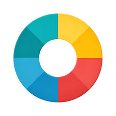 Poster - Colorful circular infographic element