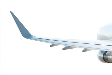 Poster - A commercial airliner in flight, with a clear blue sky above