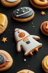 Poster - A close-up shot of cookies on a table