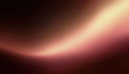 Poster - soft glowing bronze gradient texture with warm golden light reflection, abstract blurred background for modern design and branding

