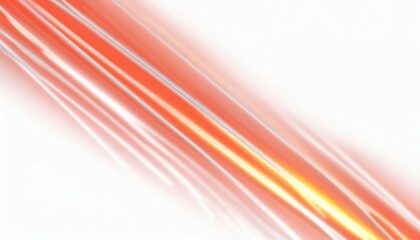 Poster - dynamic abstract digital wave with smooth orange, yellow, and white flowing lines on a light background for modern design