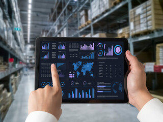 Poster - business data dashboard provide business intelligence analytic for marketing strategy planning snugl