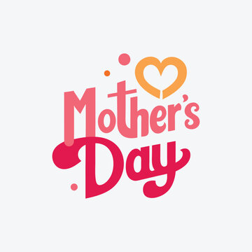 Happy Mothers Day t shirt Calligraphy,  lettering card with hand drawn heart. Vector,Vector flowers with lettering 