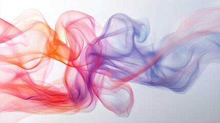 Poster - Abstract vector colorful background with transparent smoke