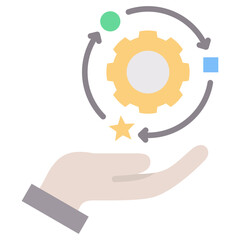 Poster - Adaptability Flat Icon