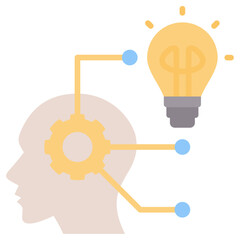 Poster - Critical Thinking Flat Icon