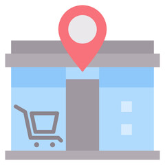 Poster - Marketplace Flat Icon