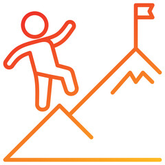 Poster - Mission Line Gradient Icon