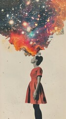 Wall Mural - galaxy stars art advertisement.