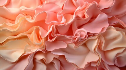 Poster - The surface pattern features crumpled brown paper set against a light background